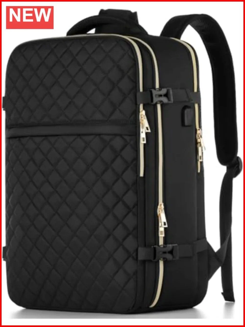 Flight Approved Carry On Backpack for Women, Water Resistant Anti-Theft Daypack